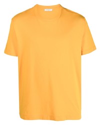 orange T-Shirt mit einem Rundhalsausschnitt von Boglioli