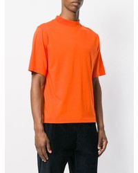 orange T-Shirt mit einem Rundhalsausschnitt von Études