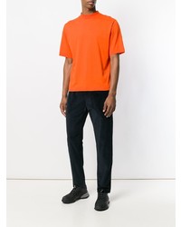 orange T-Shirt mit einem Rundhalsausschnitt von Études