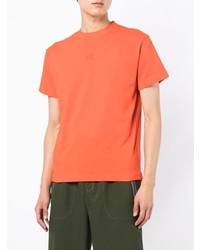 orange T-Shirt mit einem Rundhalsausschnitt von A-Cold-Wall*