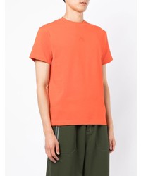 orange T-Shirt mit einem Rundhalsausschnitt von A-Cold-Wall*