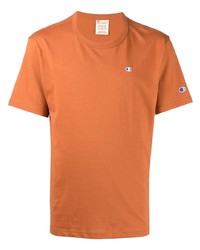 orange T-Shirt mit einem Rundhalsausschnitt von Champion