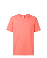 orange T-Shirt mit einem Rundhalsausschnitt von Champion