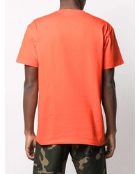 orange T-Shirt mit einem Rundhalsausschnitt von Carhartt WIP