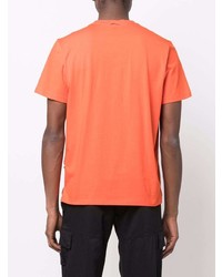 orange T-Shirt mit einem Rundhalsausschnitt von Parajumpers