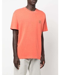 orange T-Shirt mit einem Rundhalsausschnitt von Carhartt WIP