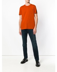 orange T-Shirt mit einem Rundhalsausschnitt von Belstaff