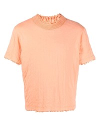 orange T-Shirt mit einem Rundhalsausschnitt von Craig Green
