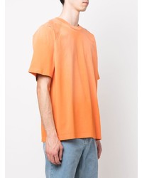 orange T-Shirt mit einem Rundhalsausschnitt von Carhartt WIP