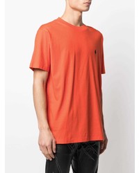 orange T-Shirt mit einem Rundhalsausschnitt von Marcelo Burlon County of Milan