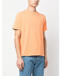 orange T-Shirt mit einem Rundhalsausschnitt von AUTRY