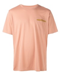 orange T-Shirt mit einem Rundhalsausschnitt von Descente Allterrain