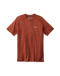 orange T-Shirt mit einem Rundhalsausschnitt von Eddie Bauer