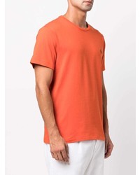 orange T-Shirt mit einem Rundhalsausschnitt von Polo Ralph Lauren