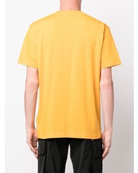 orange T-Shirt mit einem Rundhalsausschnitt von Marcelo Burlon County of Milan