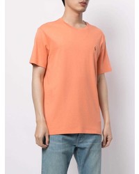 orange T-Shirt mit einem Rundhalsausschnitt von Polo Ralph Lauren