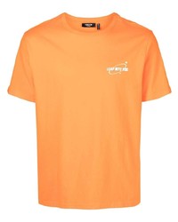 orange T-Shirt mit einem Rundhalsausschnitt von FIVE CM