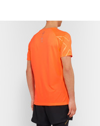 orange T-Shirt mit einem Rundhalsausschnitt von 2XU