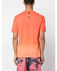 orange T-Shirt mit einem Rundhalsausschnitt von Premiata