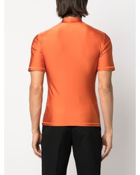 orange T-Shirt mit einem Rundhalsausschnitt von Coperni