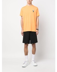 orange T-Shirt mit einem Rundhalsausschnitt von Karl Lagerfeld