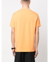 orange T-Shirt mit einem Rundhalsausschnitt von Karl Lagerfeld