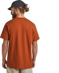 orange T-Shirt mit einem Rundhalsausschnitt von Jack Wolfskin