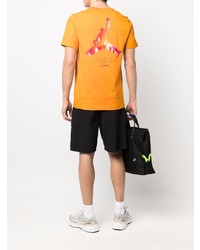 orange T-Shirt mit einem Rundhalsausschnitt von Nike