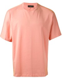 orange T-Shirt mit einem Rundhalsausschnitt von Joseph