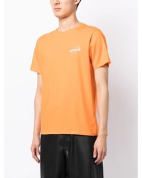 orange T-Shirt mit einem Rundhalsausschnitt von FIVE CM