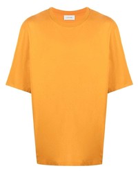 orange T-Shirt mit einem Rundhalsausschnitt von Lemaire