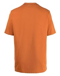 orange T-Shirt mit einem Rundhalsausschnitt von PS Paul Smith