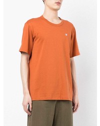 orange T-Shirt mit einem Rundhalsausschnitt von Champion