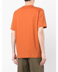 orange T-Shirt mit einem Rundhalsausschnitt von Champion