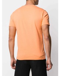 orange T-Shirt mit einem Rundhalsausschnitt von Polo Ralph Lauren