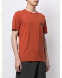 orange T-Shirt mit einem Rundhalsausschnitt von C.P. Company