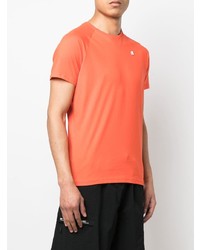 orange T-Shirt mit einem Rundhalsausschnitt von K-Way
