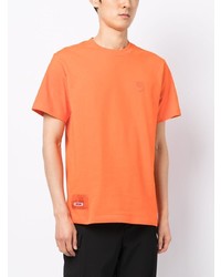 orange T-Shirt mit einem Rundhalsausschnitt von Izzue