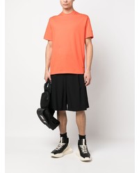 orange T-Shirt mit einem Rundhalsausschnitt von Y-3