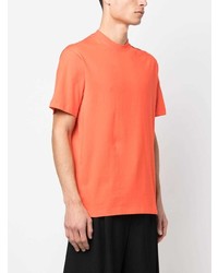 orange T-Shirt mit einem Rundhalsausschnitt von Y-3