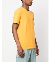 orange T-Shirt mit einem Rundhalsausschnitt von Parajumpers