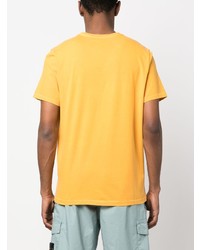 orange T-Shirt mit einem Rundhalsausschnitt von Parajumpers