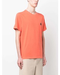 orange T-Shirt mit einem Rundhalsausschnitt von Parajumpers