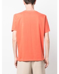 orange T-Shirt mit einem Rundhalsausschnitt von Parajumpers