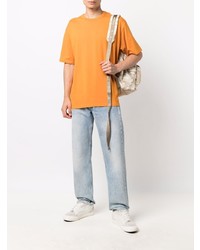 orange T-Shirt mit einem Rundhalsausschnitt von Vans