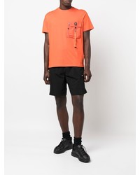 orange T-Shirt mit einem Rundhalsausschnitt von Parajumpers