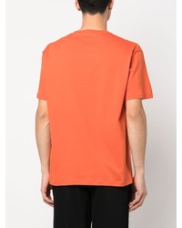 orange T-Shirt mit einem Rundhalsausschnitt von Just Cavalli