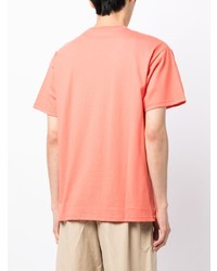 orange T-Shirt mit einem Rundhalsausschnitt von Carhartt WIP