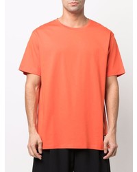 orange T-Shirt mit einem Rundhalsausschnitt von Balmain