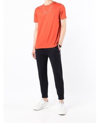 orange T-Shirt mit einem Rundhalsausschnitt von Emporio Armani